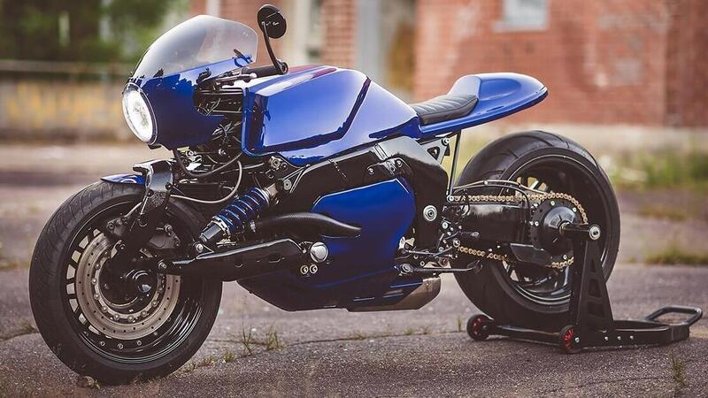 Hey, ma quella strana cafe racer &egrave; una Yamaha di vecchia conoscenza!