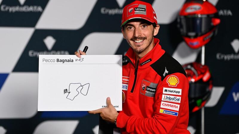 MotoGP 2022. GP d&#039;Austria al Red Bull Ring. Pecco Bagnaia: &quot;Il consiglio di Casey Stoner? Potrebbe essere utile anche in Austria...&quot;