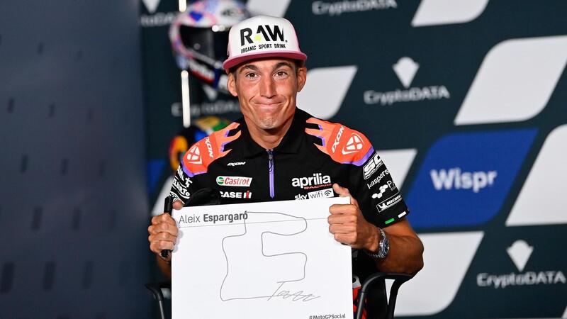 MotoGP 2022. GP d&#039;Austria al Red Bull Ring. Aleix Espargaro e la pioggia: &quot;Devo migliorare io, non Aprilia&quot;