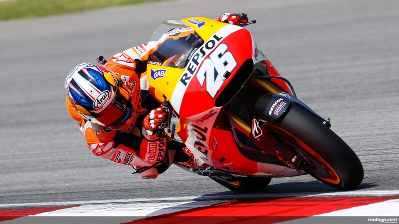 MotoGP. Acquazzone a Sepang, Pedrosa il pi&ugrave; veloce