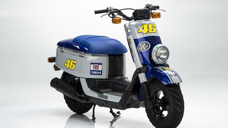 Uno scooter Yamaha, ufficiale VR46, all&#039;asta per una buona causa