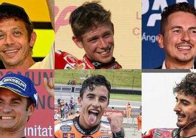 A questo tavolo sono seduti Valentino Rossi, Casey Stoner, Jorge Lorenzo, Dani Pedrosa, Marc Marquez e ora è arrivato anche Pecco Bagnaia!