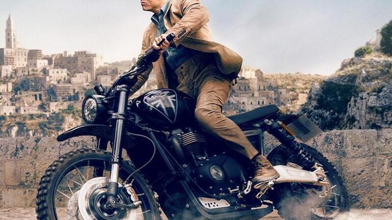All'asta la Triumph Scrambler 1200 di 007 - No Time to Die