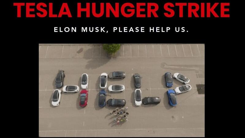 Tesla:scontenti dell&#039;assistenza, iniziano uno sciopero della fame