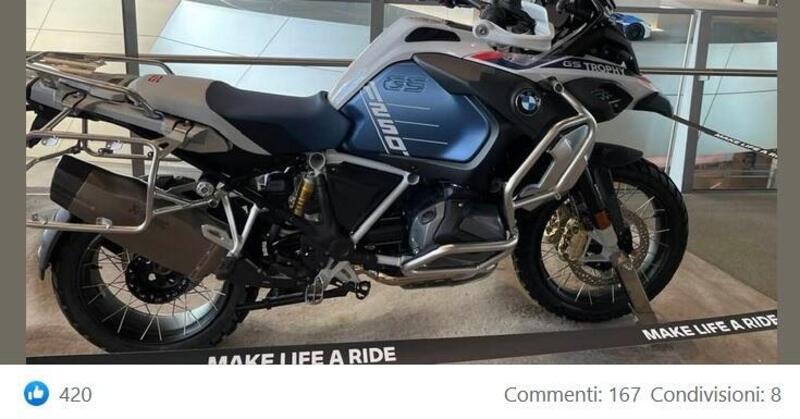 BMW R 1250 GS 2023, la nuova colorazione al Welt di Monaco