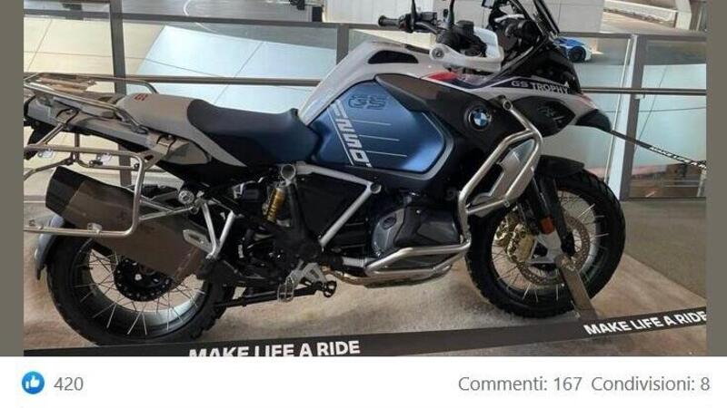 BMW R 1250 GS 2023, la nuova colorazione al Welt di Monaco