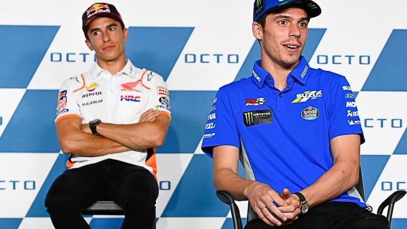 MotoGP 2022. Marc Marquez e Joan Mir: due galli nel pollaio ma spesso &egrave; un bene...