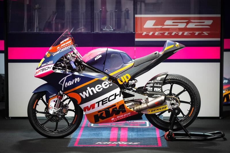 Wheelup main sponsor di David Mu&ntilde;oz