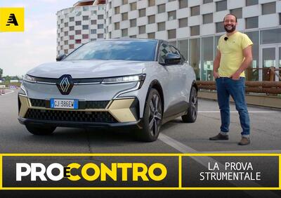 Renault Megane elettrica, PRO e CONTRO | La pagella e i numeri della prova strumentale [Video]