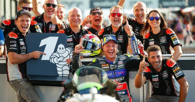 MotoE.&nbsp;Colpo&nbsp;di scena e Aegerter campione 2022