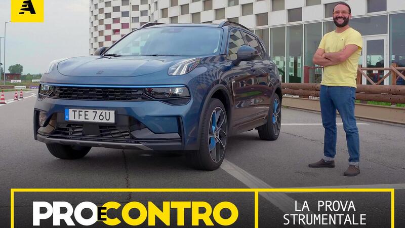 Lynk &amp; Co 01, PRO e CONTRO | La pagella e i numeri della prova strumentale [Video]