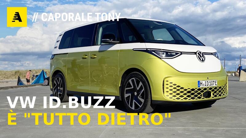 Volkswagen ID. Buzz (2022) | &quot;Bulli&quot; elettrico da 425 km, ricarica in 30 minuti