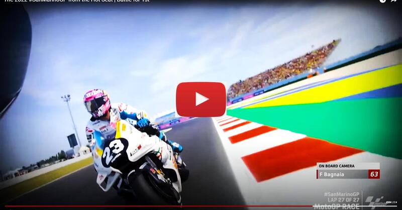 MotoGP 2022. Il quasi (?) contatto Enea Bastianini - Pecco Bagnaia e gli altri sorpassi visti dall&#039;on board delle moto! [VIDEO VIRALE]