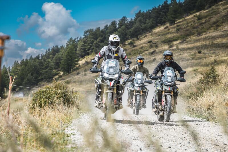 Il team sul Colle delle Finestre