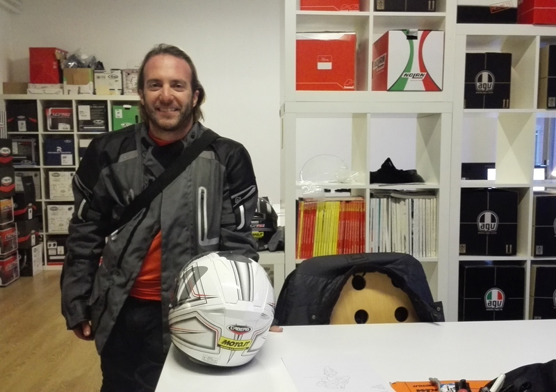 Simone ospite della redazione di Moto.it
