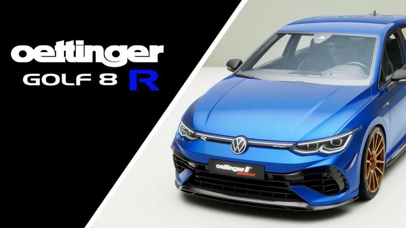 Volkswagen Golf 8 R di Oettinger: kit aerodinamico omologato [VIDEO]