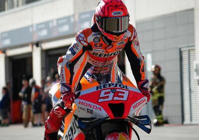 MotoGP 2022. GP di Aragon. Nel warm up si rivede Marc Marquez, quinto