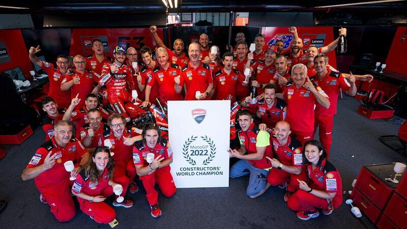 MotoGP 2022. GP di Aragon.  Il primo mondiale &egrave; gi&agrave; a Borgo Panigale... Ducati vince il titolo costruttori: ma come hanno contribuito piloti e squadre