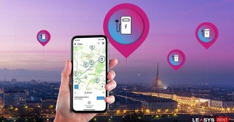 480 colonnine elettriche a Torino con Leasys - Drivalia Recharge