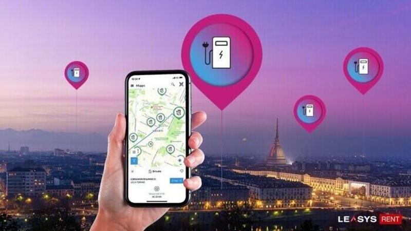 480 colonnine elettriche a Torino con Leasys - Drivalia Recharge