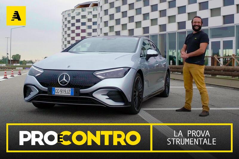 Mercedes EQE, PRO e CONTRO | La pagella e i numeri della prova strumentale [Video]