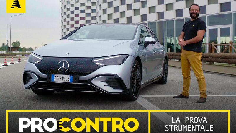 Mercedes EQE, PRO e CONTRO | La pagella e i numeri della prova strumentale [Video]