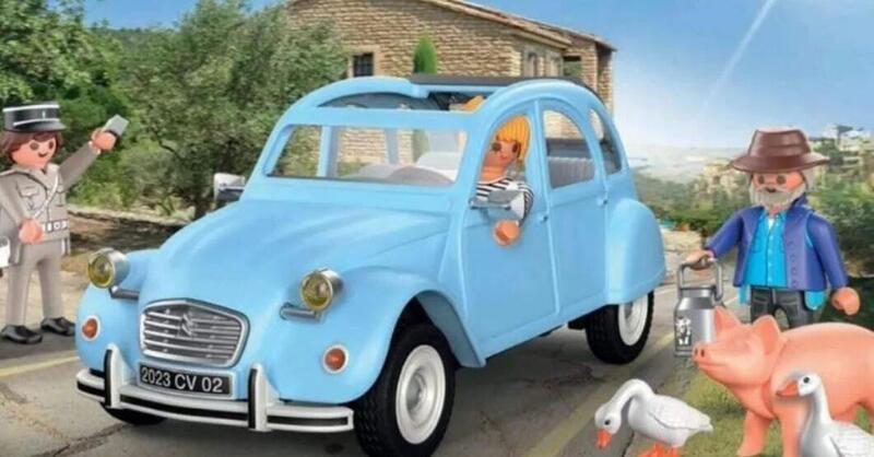 Torna la Citro&euml;n 2CV a febbraio 2023: Playmobil allarga il suo garage 