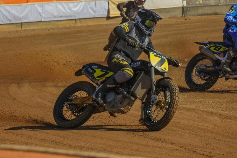 Zaeta, quella dell&#039;Ing., vince con Moschini nel Flat track