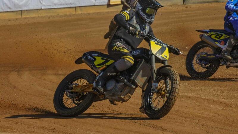 Zaeta, quella dell&#039;Ing., vince con Moschini nel Flat track