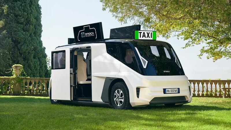 Il Taxi elettrico Etioca debutta a Milano: multiservizio e condivso