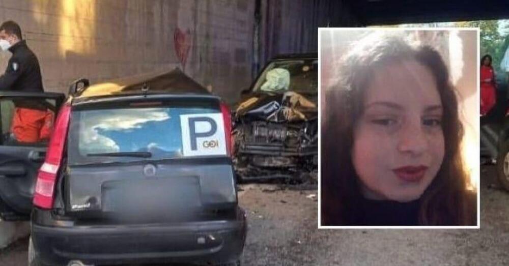 Auto sbanda e si schianta contro un furgone: morta una ragazza di 16 anni