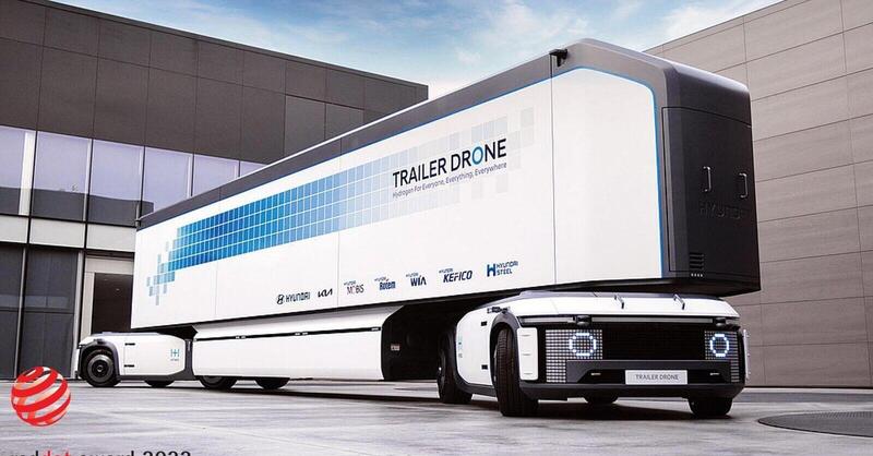 Progetti Hyundai premiati al Red Dot: container ad idrogeno e i carrelli "olonomici"
