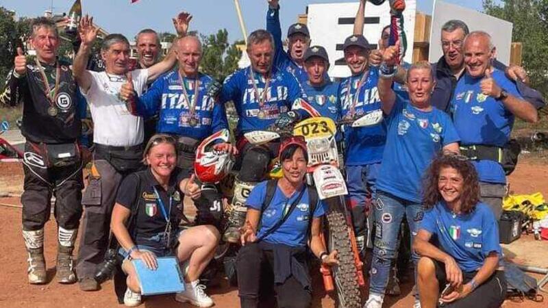 Enduro Vintage. Italia Super Mondiale in Portogallo