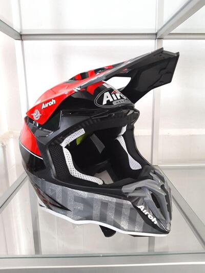 CASCO AIROH TWIST TECH RED GLOSS