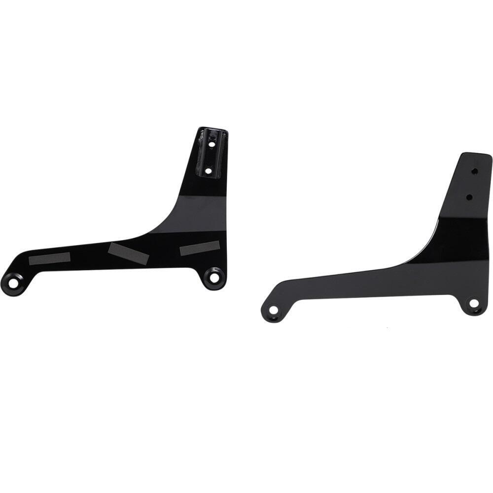 Piastre nere per schienalino Sissy Bar fisso per T 