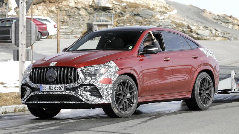 Mercedes-AMG GLE 53 e GLE 53 Coup&eacute;, ecco le foto spia del nuovo Facelift 