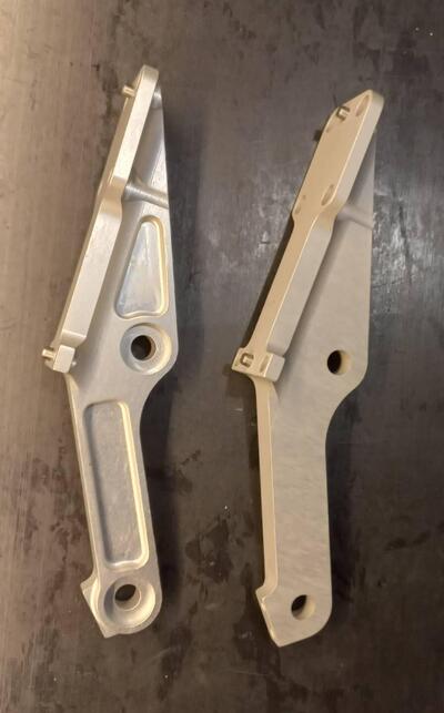 Ohlins supporti asportabili forcella 43 Road Trak &Ouml;hlins