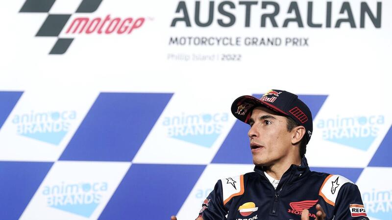 MotoGP 2022. GP d&#039;Australia. Marc Marquez: &quot;Come dice Doohan: posso essere competitivo anche guidando in maniera diversa&rdquo;