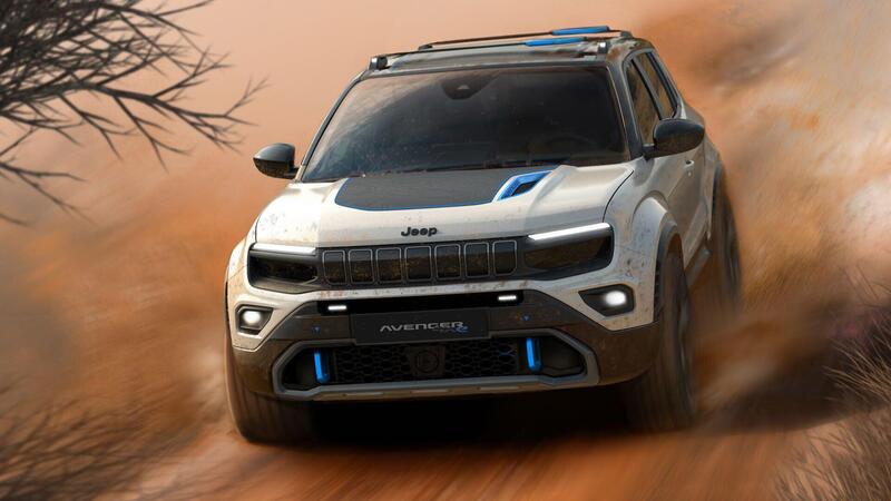 Jeep Avenger, la 4x4 Concept a trazione integrale debutta al Salone di Parigi 2022