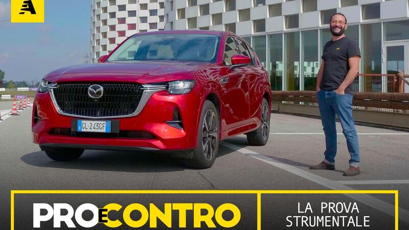 Mazda CX-60, PRO e CONTRO | La pagella e i numeri della prova strumentale [Video]