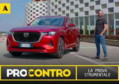 Mazda CX-60, PRO e CONTRO | La pagella e i numeri della prova strumentale [Video]