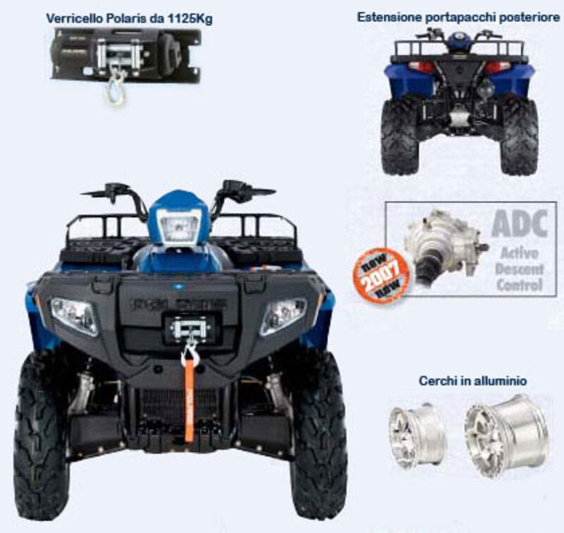 Polaris Sportsman 500 Sportsman 500EFI E Deluxe (2007 - 11)