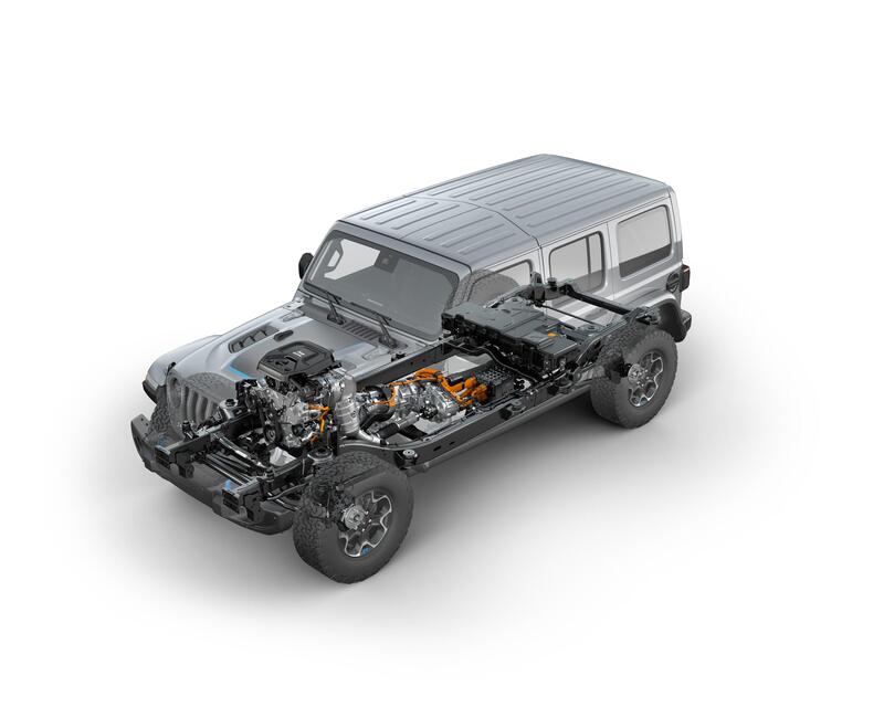 Jeep Wrangler 4xe architettura