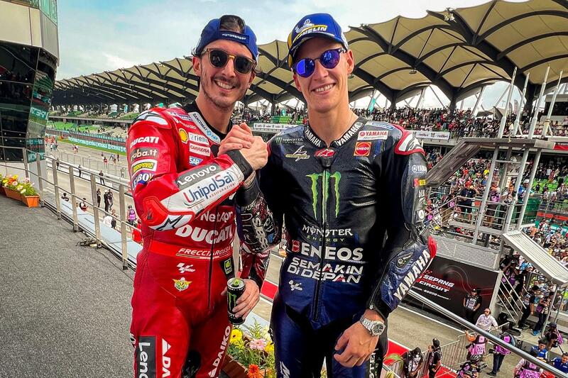 Bagnaia e Quartararo