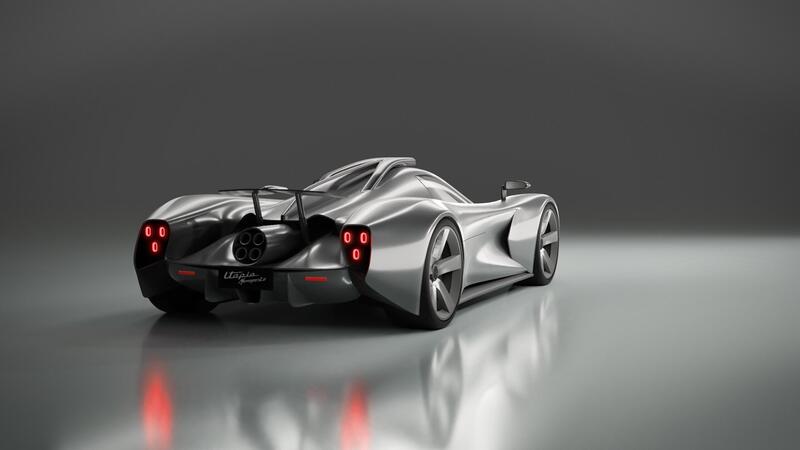 Pagani Utopia Monoposto: il render &egrave; spettacolare 