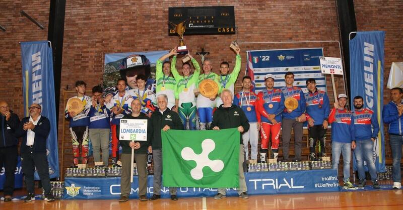 La Lombardia campione del Trofeo delle Regioni Trial 2022