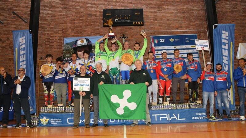 La Lombardia campione del Trofeo delle Regioni Trial 2022