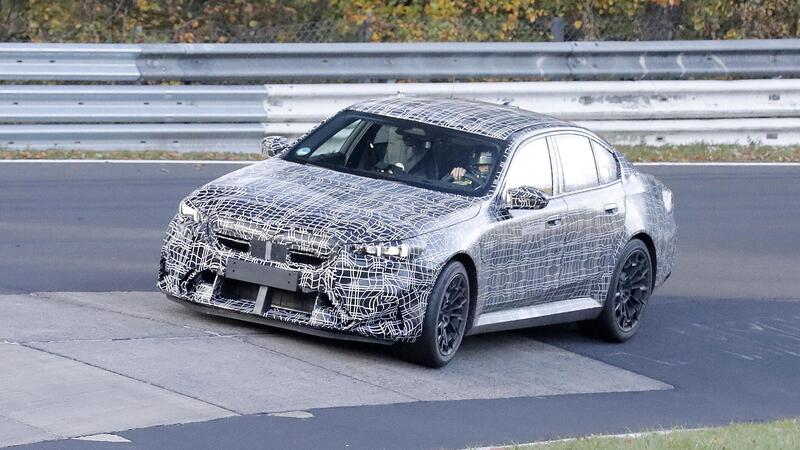 BMW M5 2024, ecco le foto spia