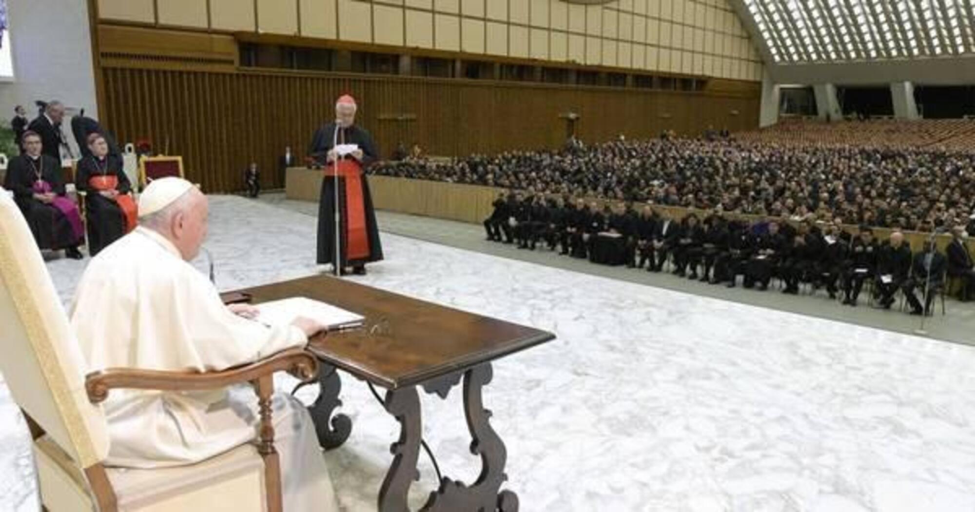 Papa Francesco, incontro coi seminaristi