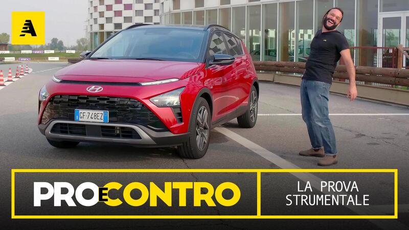 Hyundai Bayon, PRO e CONTRO | La pagella e i numeri della prova strumentale [Video]